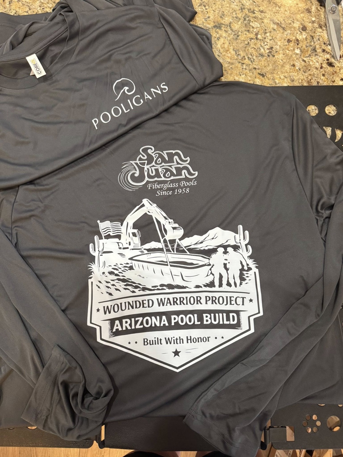 Pooligans — team tee — Soft-hand print, by Quick Time Designs, Tooele Utah